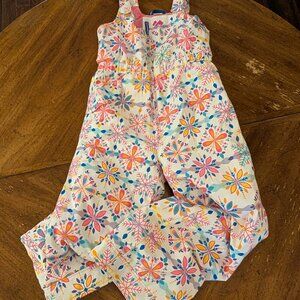 Obermeyer ski / snowboard bibs - kids - size 8 snowflakes girls